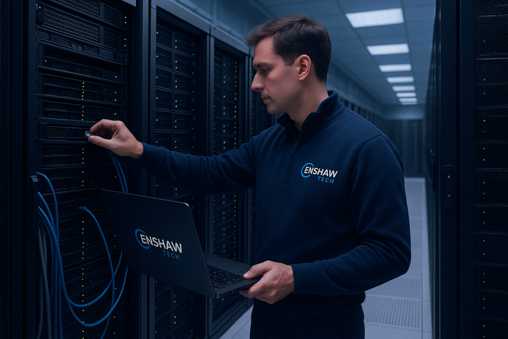 Enshaw Tech - Updated Server Room Scene